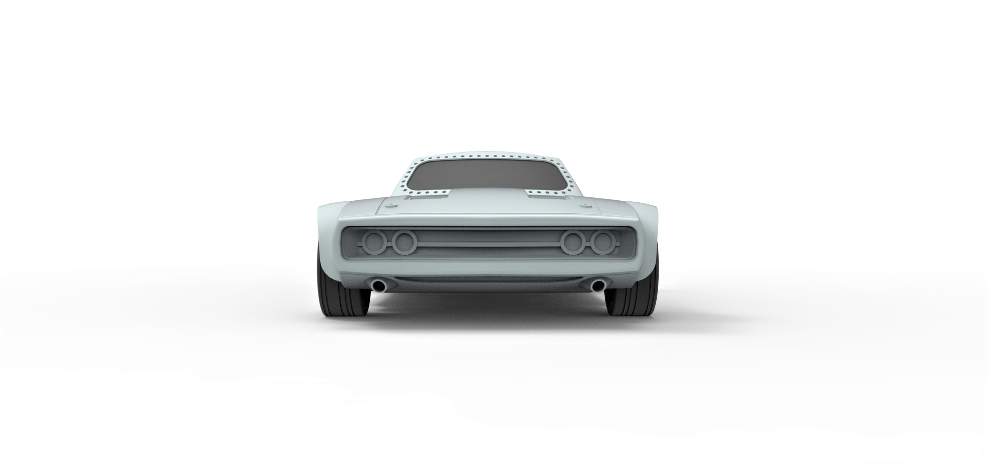 3D file Diecast model Ice Charger from the movie Fast 8 Scale 1:24 🧊 ...