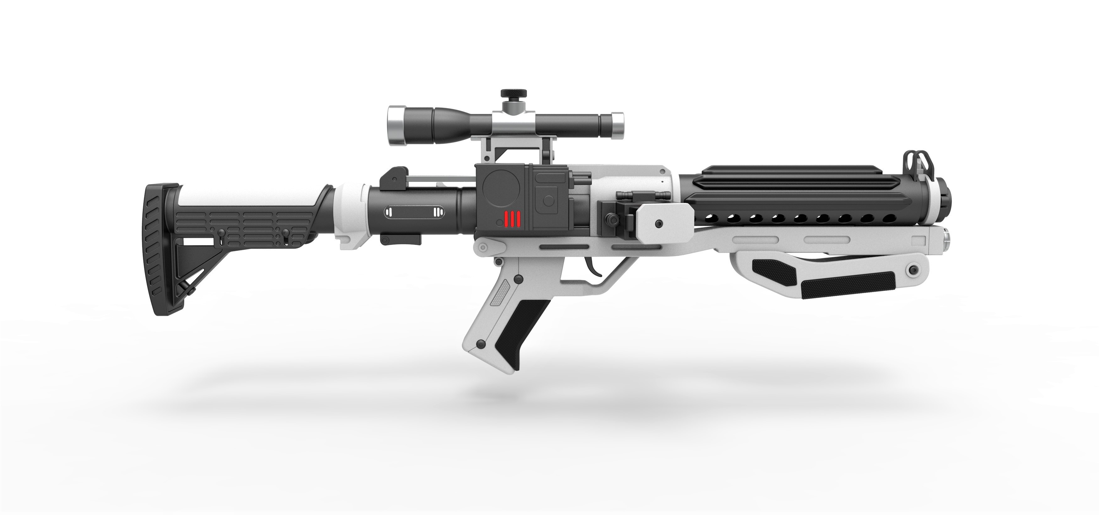 Download STL file Stormtrooper Blaster rifle F11D with stock from Star