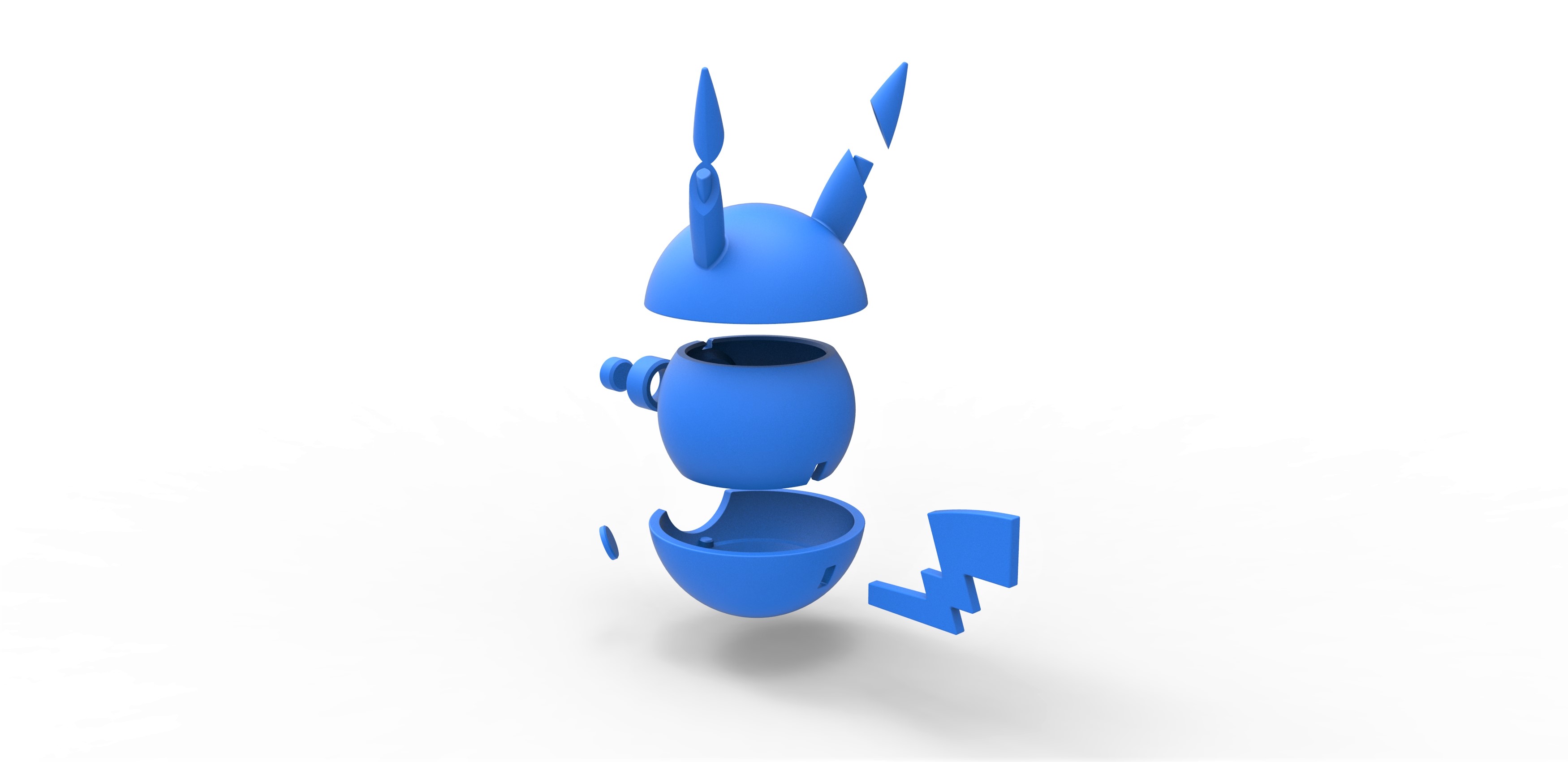 3D file Pikachu orb 🏗・3D printing template to download・Cults