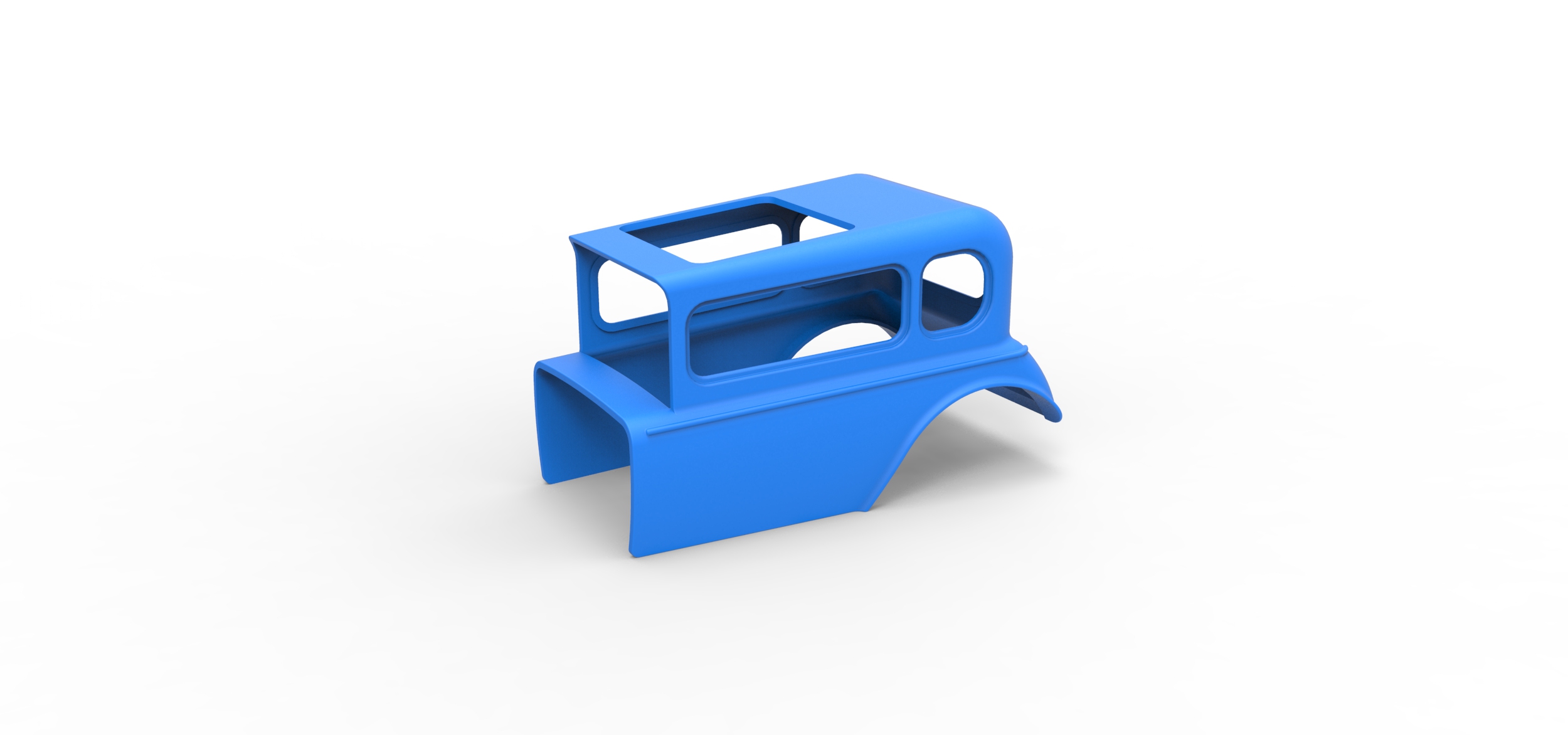 Hard Shell Model Kit 3D file Diecast shell model for Hot rod mud dragster Scale 1 to 12・3D ...