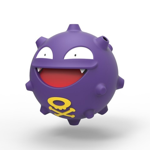 Download 3D printing designs Koffing Pokemon ・ Cults
