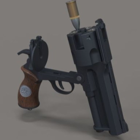 Descargar archivo STL Revólver samaritano de la película Hellboy