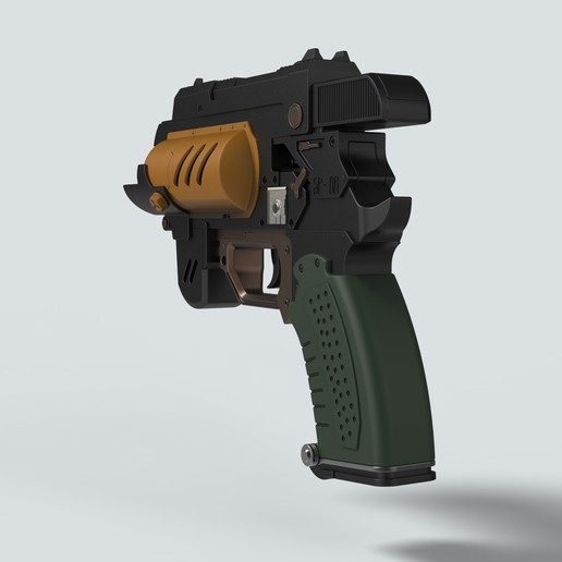 Download 3D printing templates Spacer's choice Light pistol from the