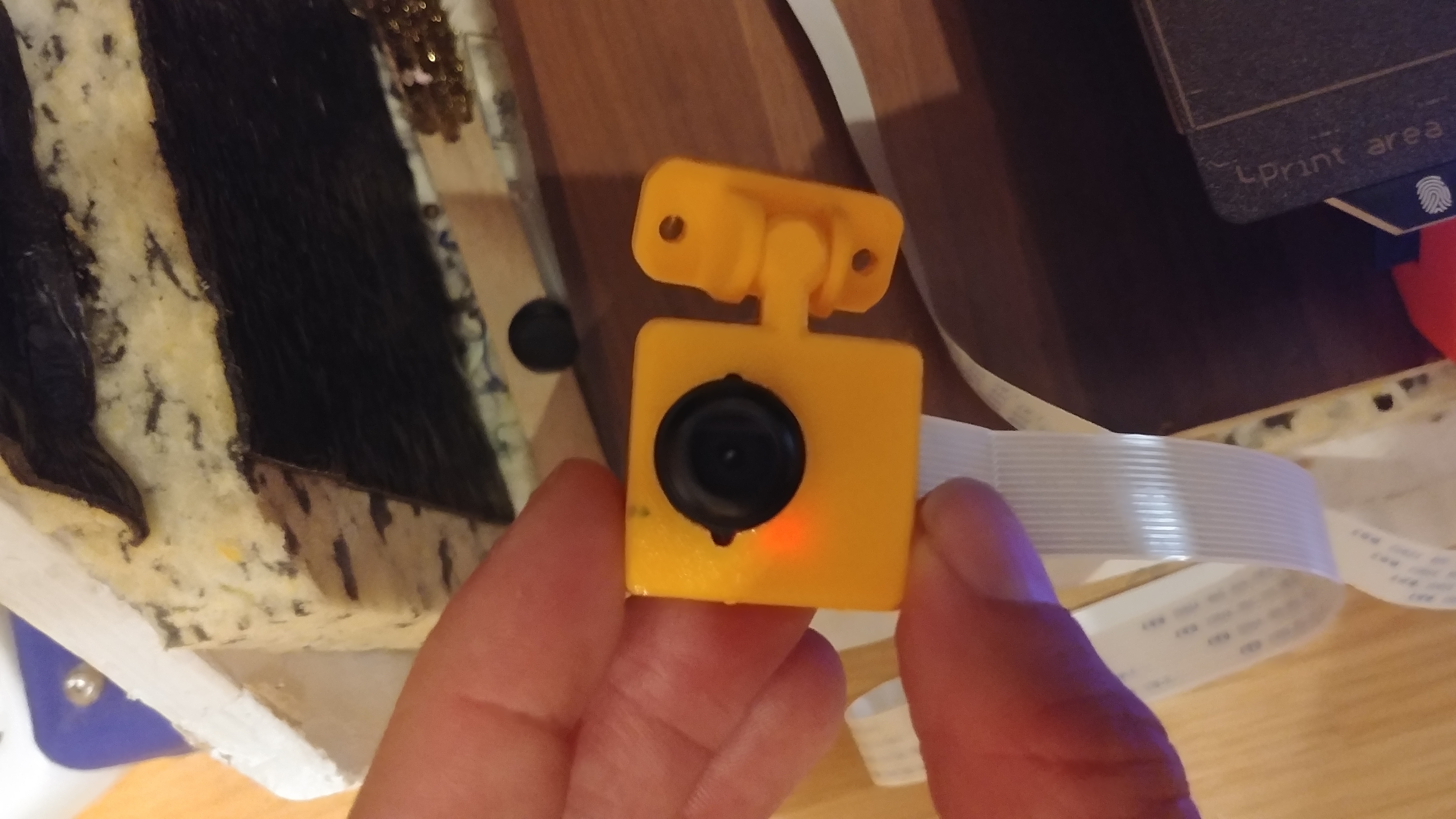 Free STL file Raspberry Pi Camera Housing for wide angle・3D print model ...
