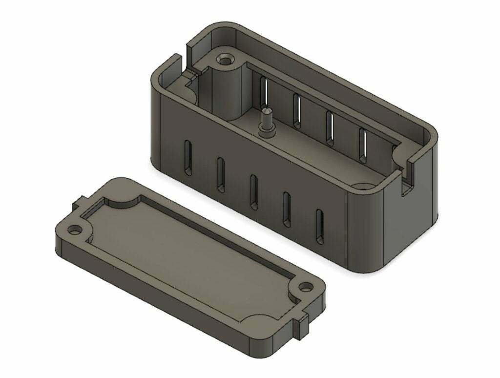 Free STL file Adjustable Voltage Step Down Box Output 1.535V LM2596