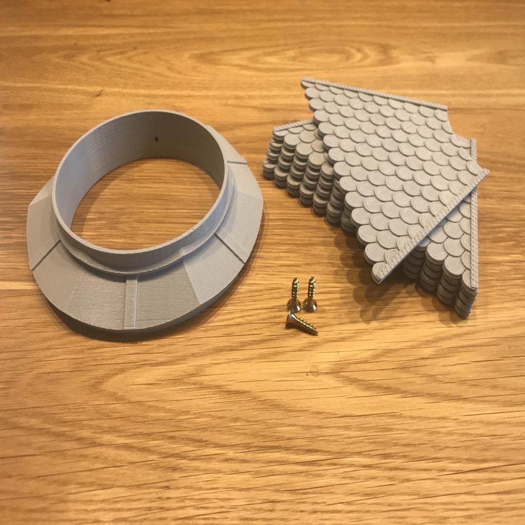 Download free STL file SodaStream Bird Feeder with Roof • 3D printer