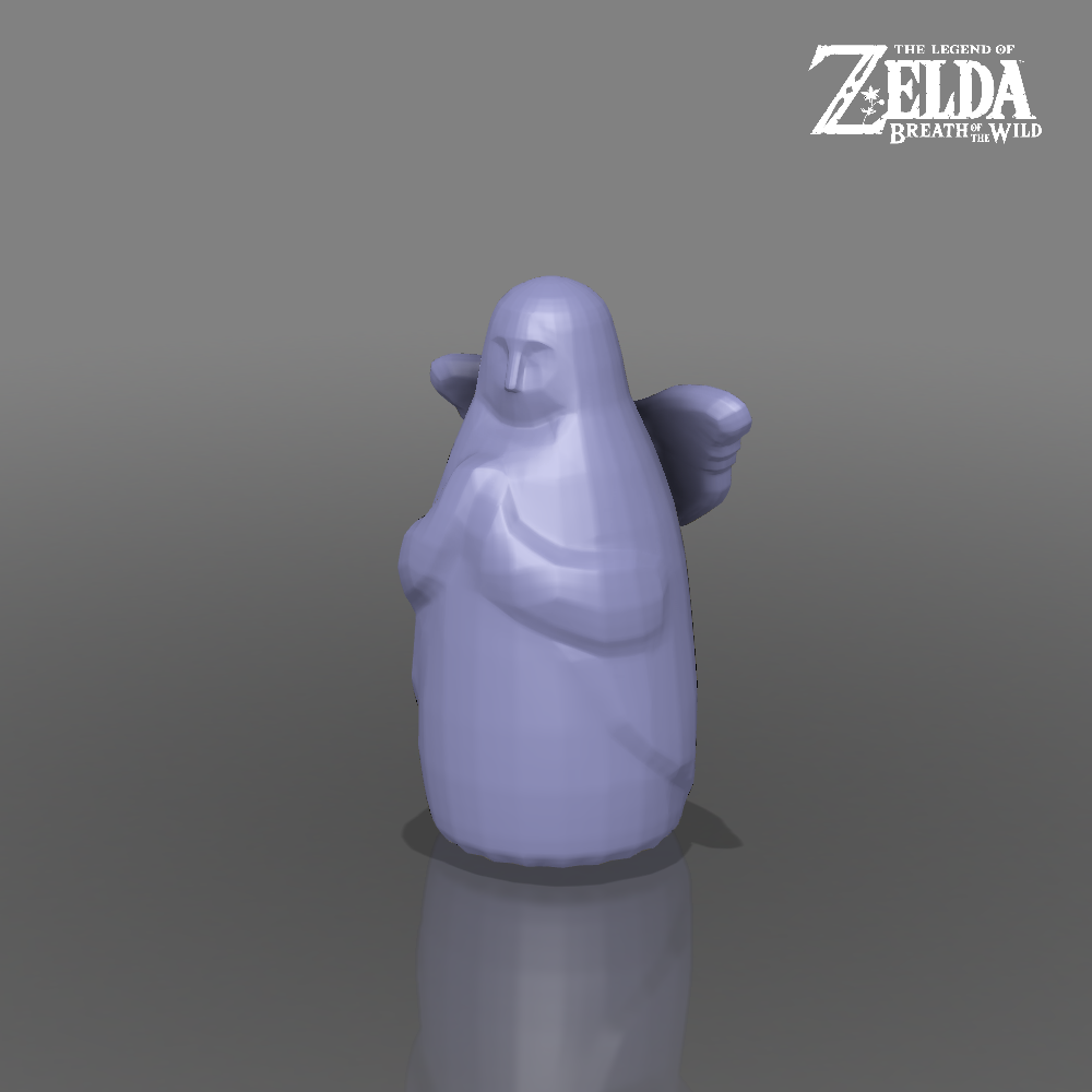 STL file Small Goddess Statue The Legend of Zelda Breath of the Wild・3D printer model to