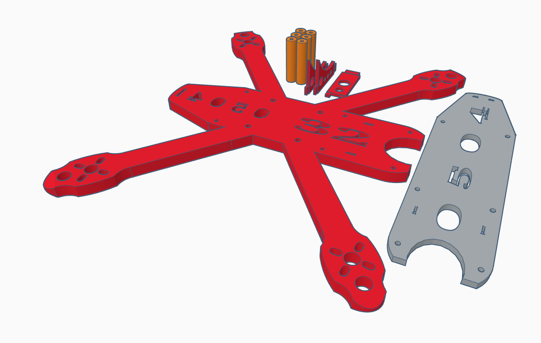 STL file Racing drone frame・3D printable design to download・Cults