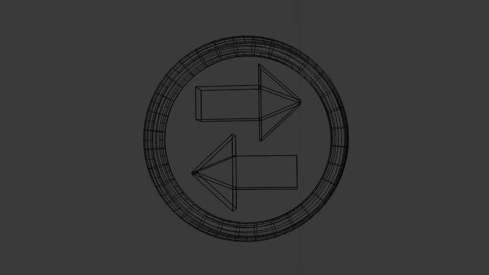 Fichier 3D Symbole de la double flèche・Design imprimable en 3D à ...