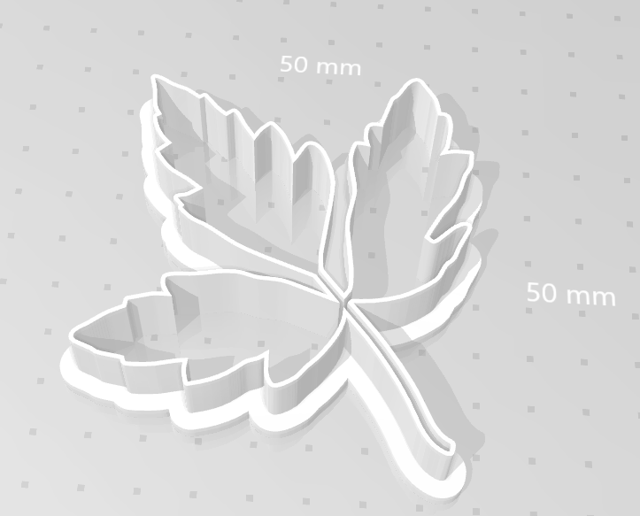 STL file cookie cutter leaf set・3D printing model to download・Cults