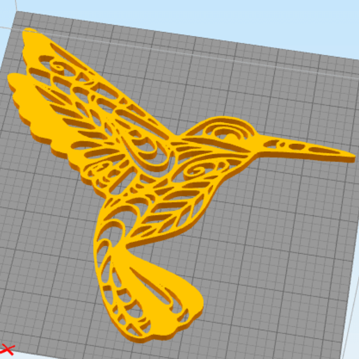 Download STL file wall decor hummingbird • 3D print object ・ Cults