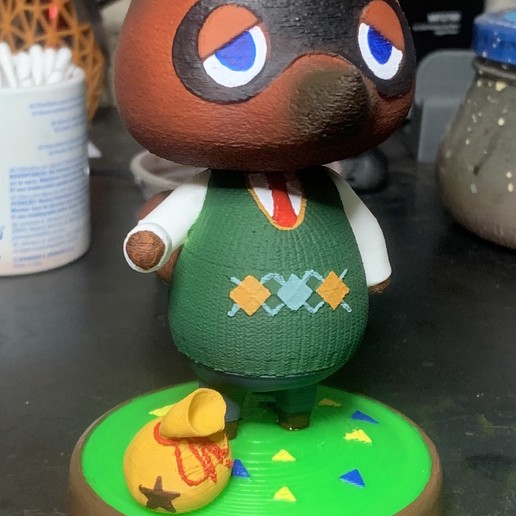 3D printed Tom Nook Animal Crossing • made with Ender3 ・ Cults