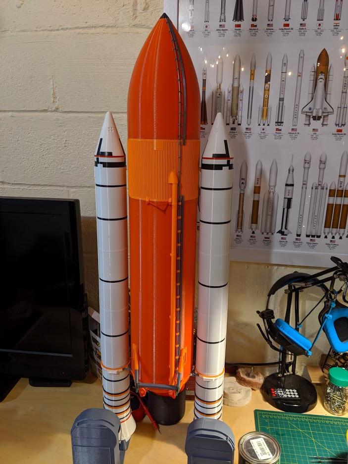 3D Printed Space Shuttle STS31 Hubble Discovery Pack 2 3 Made With 3d-printed-space-shuttle-sts31-hubble-discovery-pack-2-3-made-with