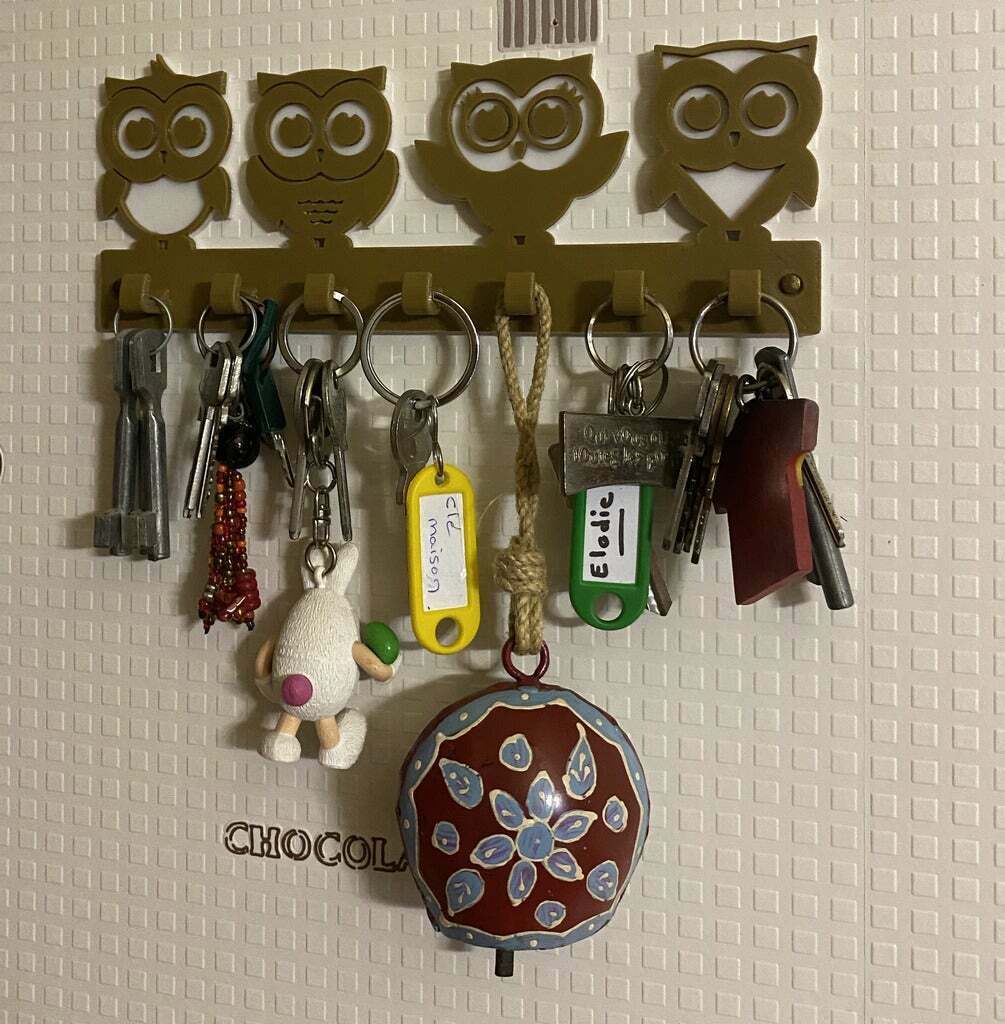 Free STL file Owls Keys Holder・3D printer model to download・Cults