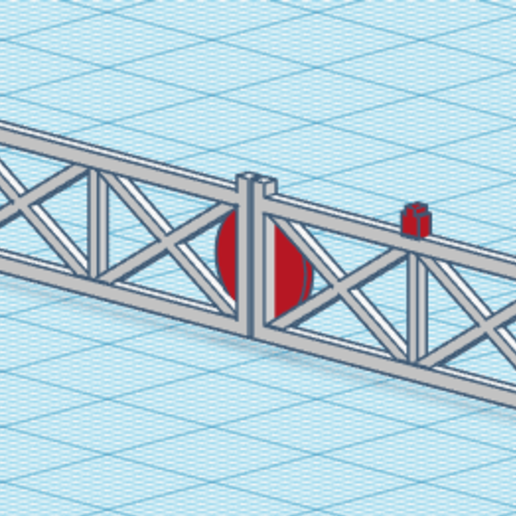 Download free STL file N Gauge Crossing Gates • 3D printable model ・ Cults