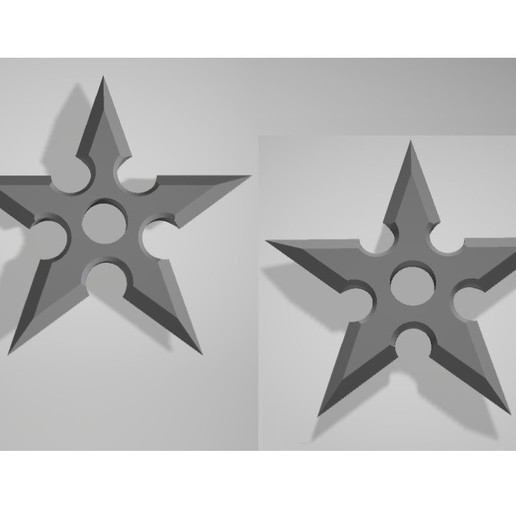 download free stl file ninja star 3d print template cults