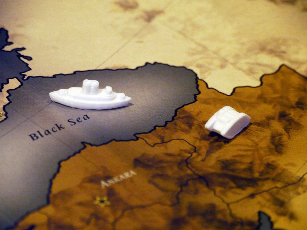 Free STL file WW1 Ship (Fleet) Pieces for Diplomacy the Board Game・3D printable model to ...