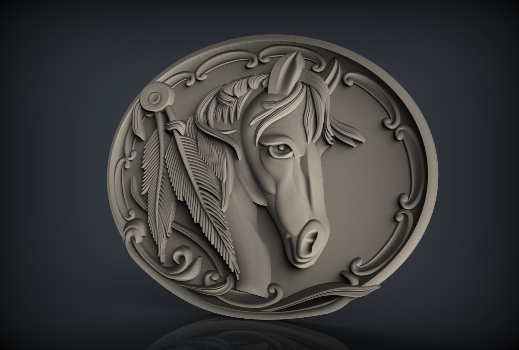 Free STL file Horse head bust cnc art・3D printing template to download ...