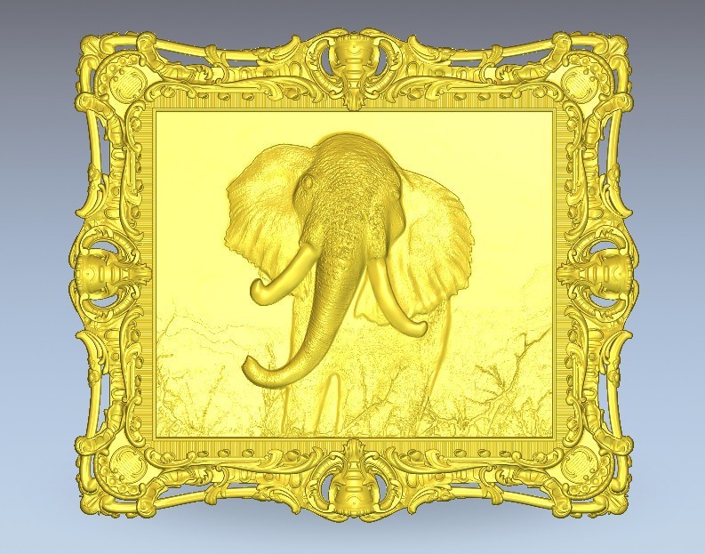 Free 3d Printer Files Elephant Frame Cults