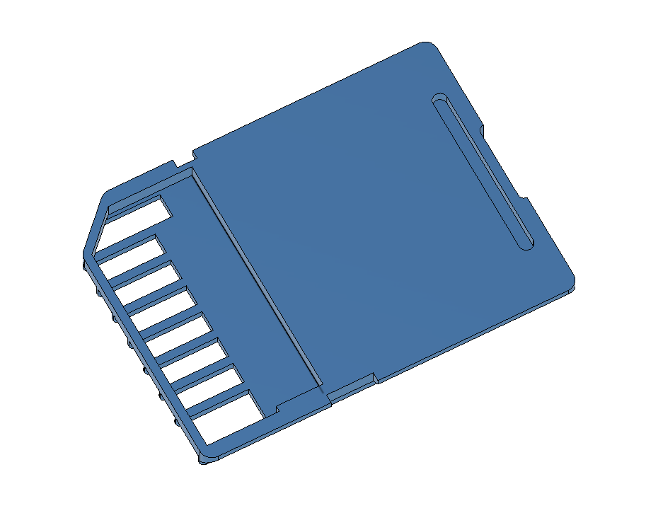 Free STL file Replacement SD Card Case small chip version・3D printer