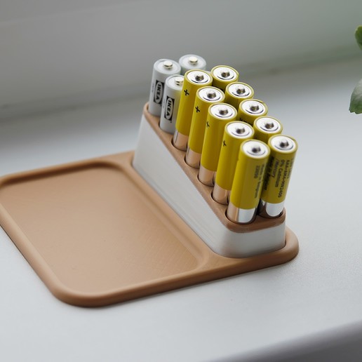 Download free 3D printing designs AAA battery holder with pad ・ Cults