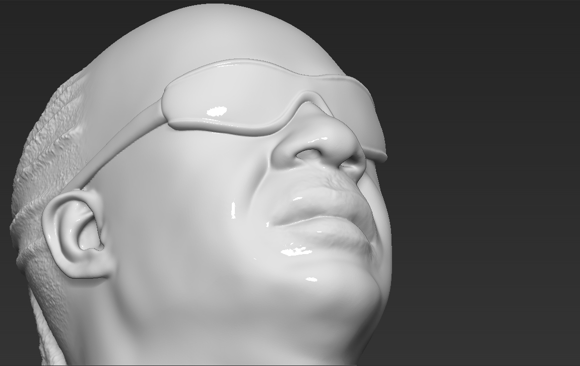 Fichier 3D Stevie Wonder a mis au point des formats stl obj prêts pour ...