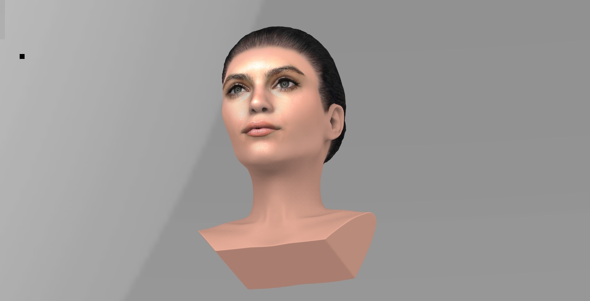 3D file Beautiful woman bust ready for full color 3D printing TYPE 1 👩 ...