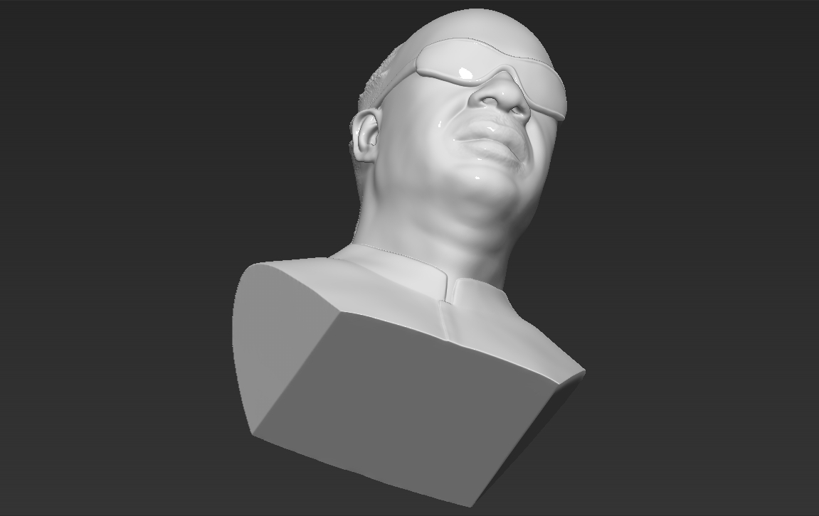 Fichier 3D Stevie Wonder a mis au point des formats stl obj prêts pour ...