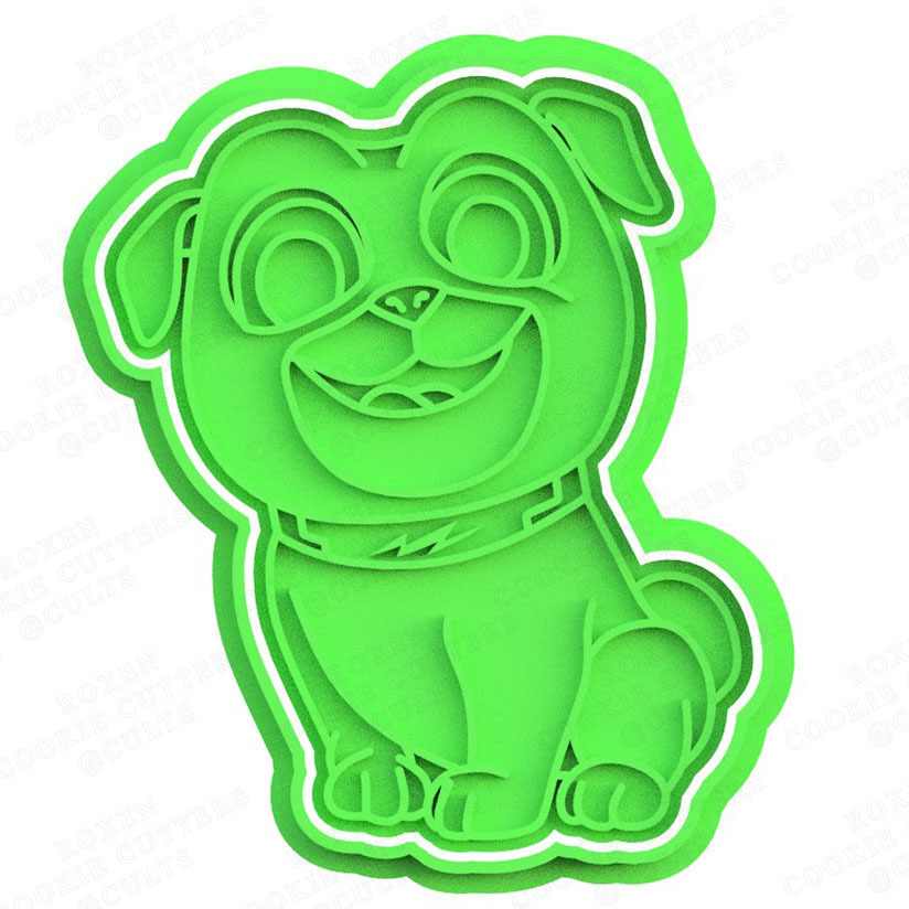 3D file Puppy dog pals cookie cutter set of 6・3D printer design to download・Cults