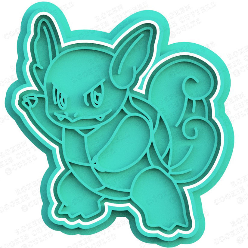 3D file Pokemon cookie cutter set of 4・3D printer model to download・Cults