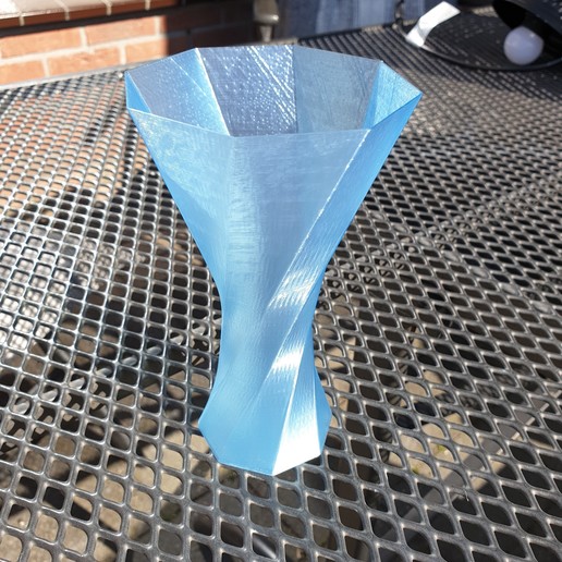 Download STL Polygonal Vase (Vase mode print) ・ Cults