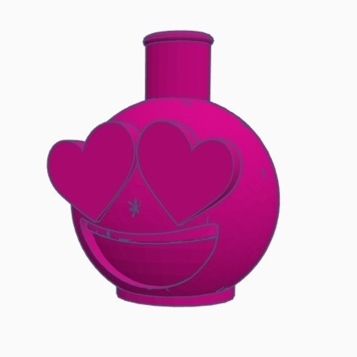 Descargar archivo STL gratis Boquilla Cachimba / Shisha Emoji Inlove