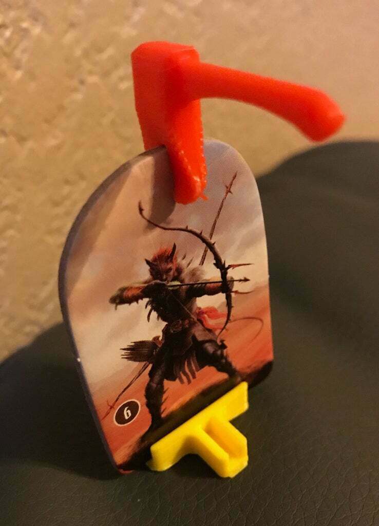 Free STL file Gloomhaven Jaws of the Lion JOTL Hatchet Favorite Marker・3D printer design to