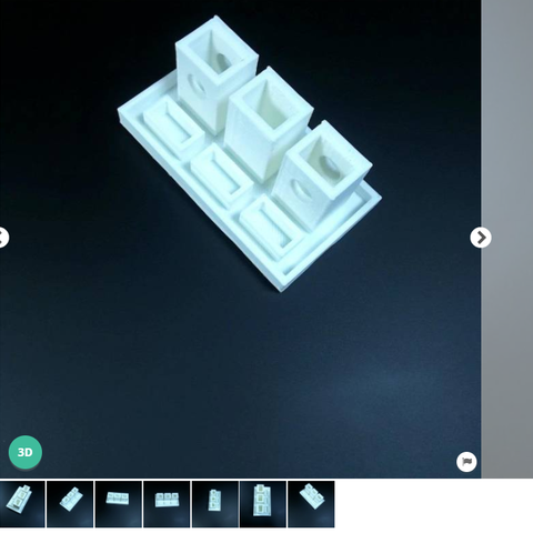 Download Free 3d Printer Model Vidga Triple Rail Endpiece Cults