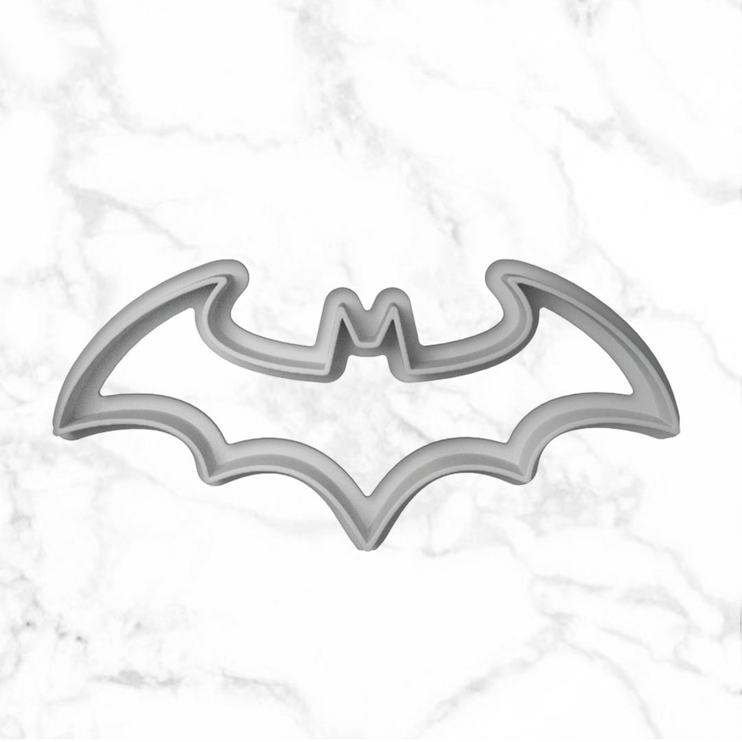 STL file Batman Emblem Cookie Cutter, Fondant and Clay Set・3D printing ...