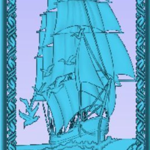 Download free STL files Sail Ship ・ Cults
