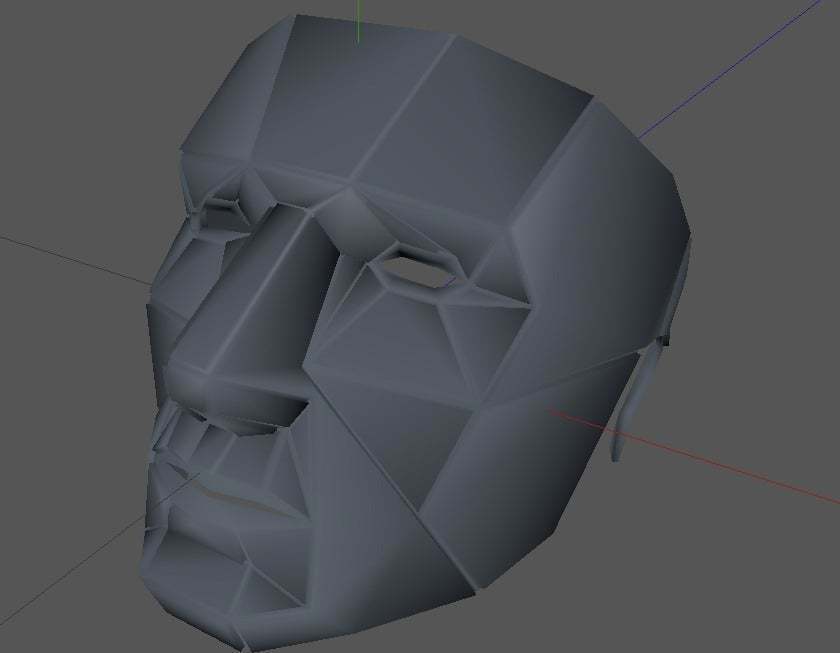 STL-Datei Printable Lowpoly mask 🎨 kostenlos・3D-druckbares Design zum herunterladen・Cults