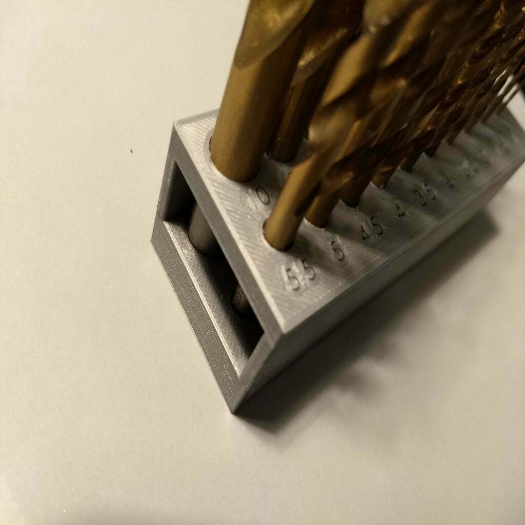 Free STL file Metric Drill Bit holder 🔧・3D print design to download・Cults