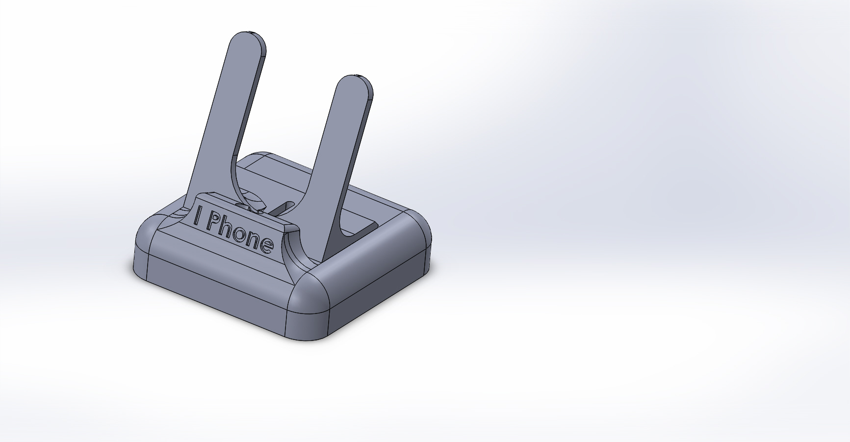 Free STL file Adjustable Iphone Stand・3D printing template to download ...