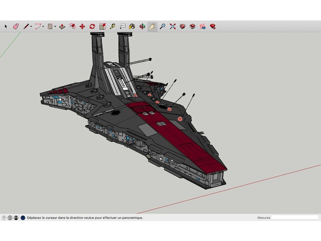 Free STL file SpaceShip_Star_Wars・3D printing idea to download・Cults