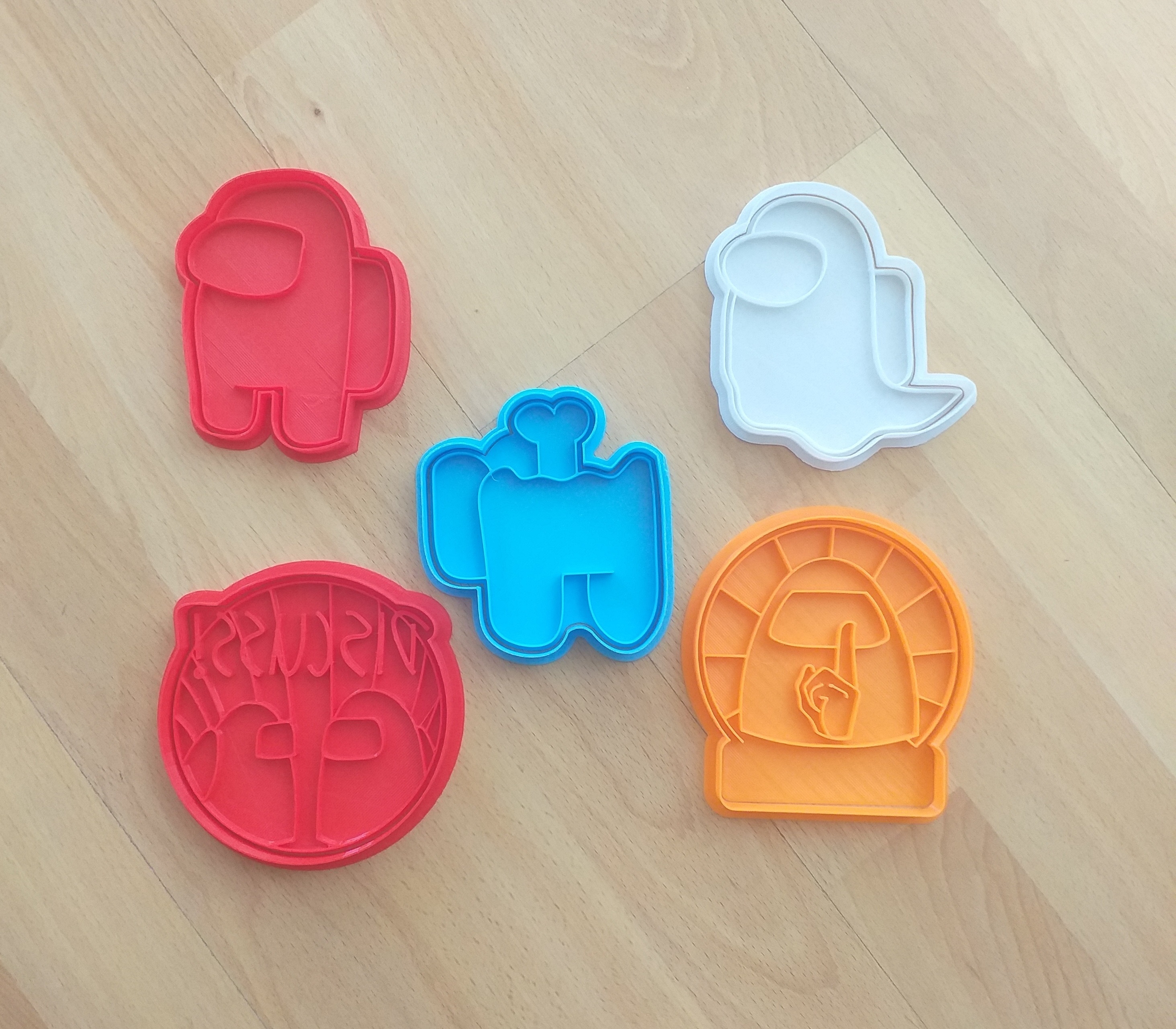 EntreNous Cookie Cutter 5Pack imprimé en 3D • Fabriqué avec une