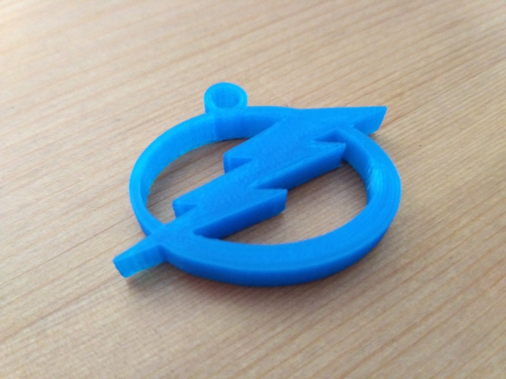 Free STL file Tampa Bay Lightning Keychain・3D printer model to download