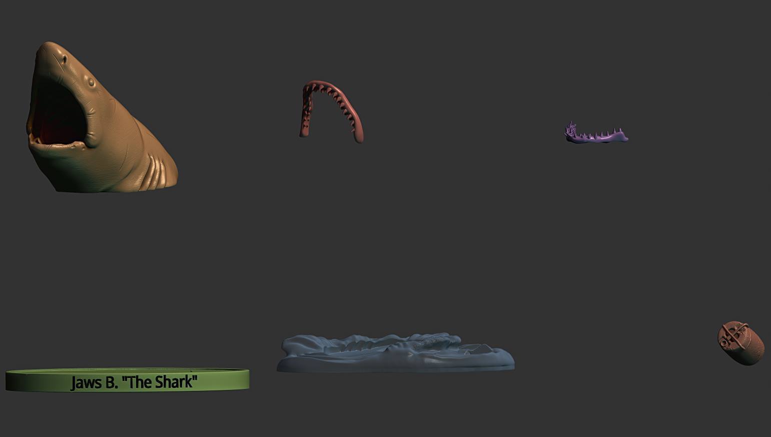 3D file Jaws Bruce The Shark 3D print model・3D printing model to