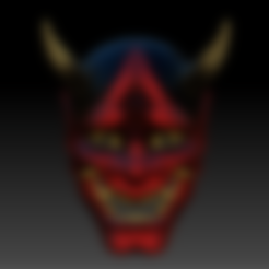 Download 3D-model Oni-masker Oni-masker, soulevansdxd