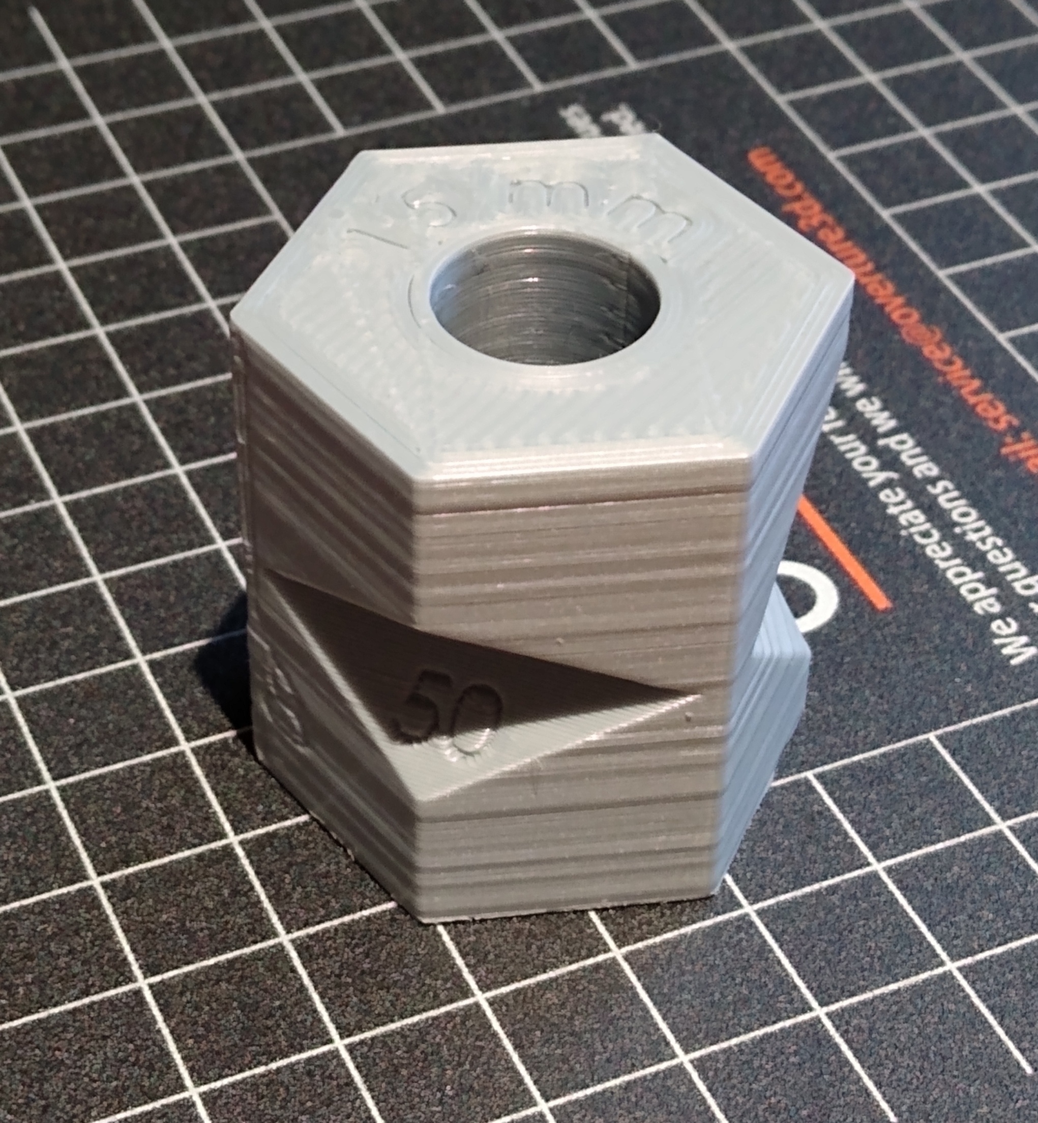 Free STL file Hex prism calibration block・3D print object to download・Cults
