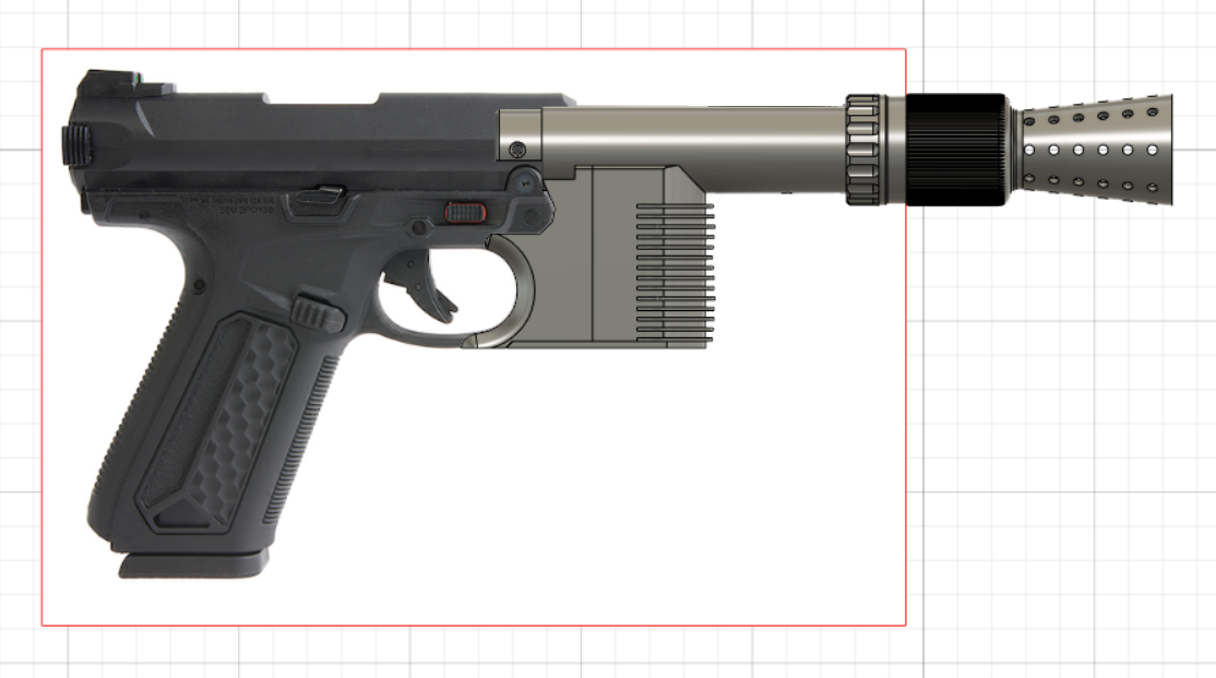 AAP01 Han Solo DL-44 blaster adapter