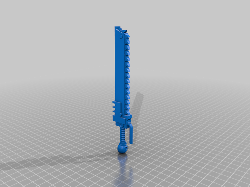 Free STL file McSharky Chain Sword・3D print design to download・Cults