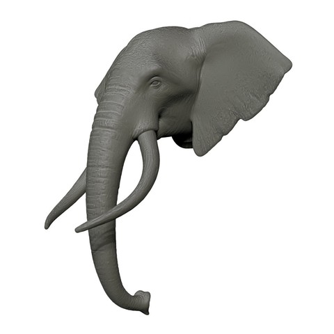 3d Printing Models Elephant Head Trophy Wall Mount Cults - Large Elephant Head Wall Mount 3d Printing Models Elephant Head Trophy Wall Mount Cults - Large Elephant Head Wall Mount