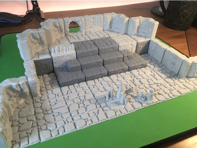Archivo STL gratis Bloques Cavern Riser (compatible con Openforge 2.0 ...