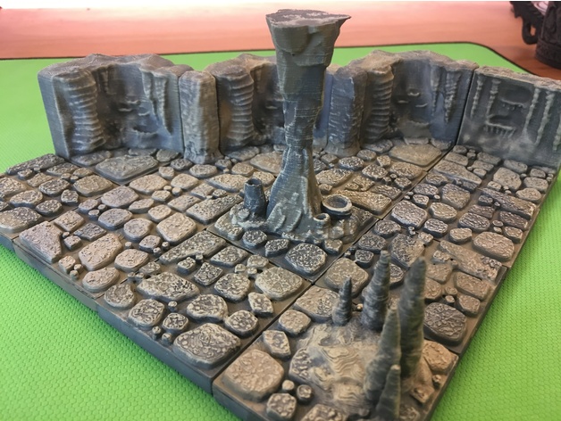 Free STL file Cavern Pillars (openforge 2.0 compatible)・3D printer ...